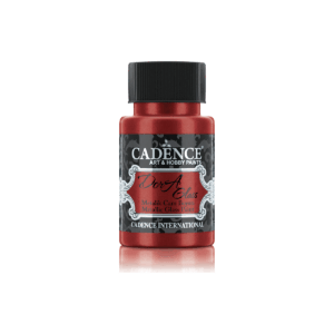 Cadence Dora Glas & Porselein Verf Metallic Rood 3133 50ml