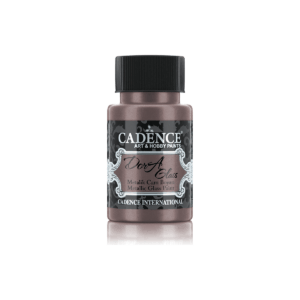 Cadence Dora Glas & Porselein Verf Metallic Roze Bruin 3170 50ml