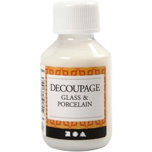 Creotime Decoupage Lijmlak Glas Porcelein 100ml