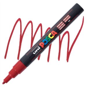 Posca 3m 14 Donkerrood