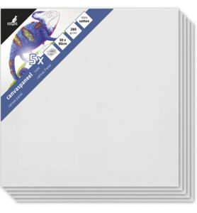 Canvaspaneel Kangaro 30x30cm Cm Set 5 Stuks 3mm Board 280gr