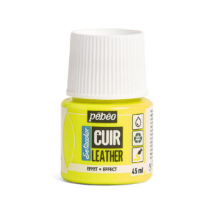 Pebeo Setacolor Leather Fluorescent Yellow 45 Ml