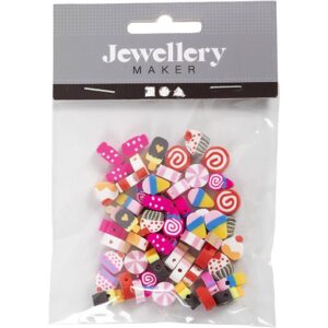 Polymeer kraal Candy mix Assorti- 60 st