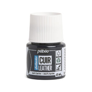 Pebeo Setacolor Leather Extreme Black 45 Ml