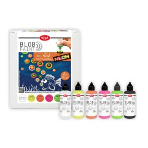 Viva Decor Blobpaint Set Fisch - Neon