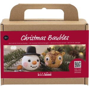 Creativ Company Mini Hobbyset Kerstballen Rendier En Sneeuwp