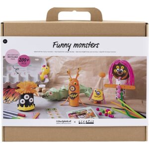 Maxi Creatieve Box Grappige Monsters Diverse Kleuren