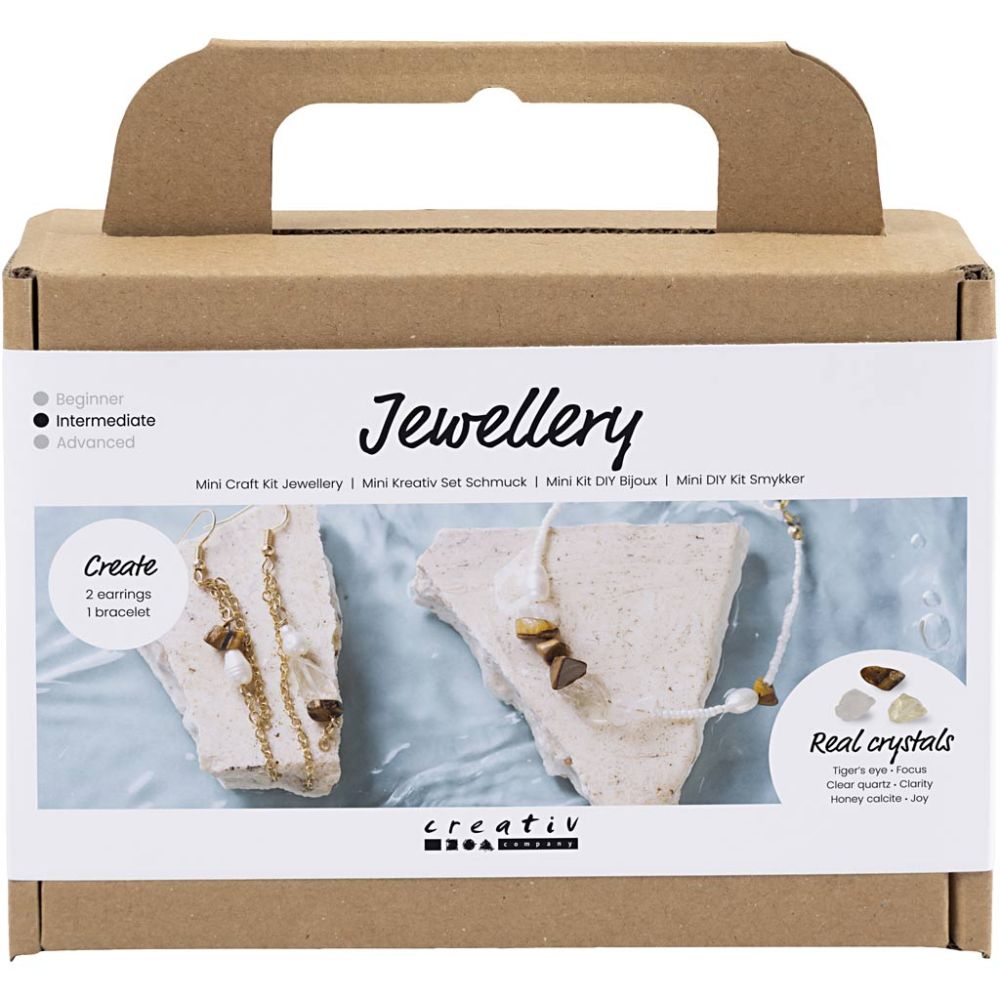 Mini Hobbyset Sieraden Kristal Ketting En Oorbellen