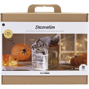 Maxi Hobbyset Decoratie Spookhuis Zwart Lichtbruin Oranje
