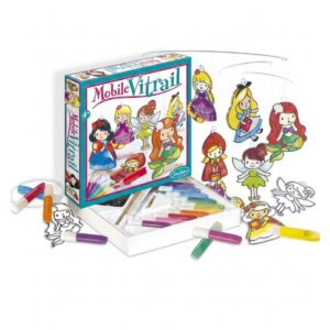 Hobbypakket Mobiel met prinsessen om te kleuren - Foamtastic Crafts