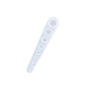 Siliconen mal 17,5cm x 1,5cm - Halve ronden