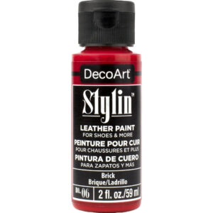 DecoArt Stylin Leather Paint - Brick - 59 ml