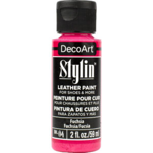 DecoArt Stylin Leather Paint - Fuchsia - 59 ml