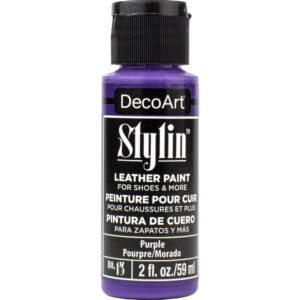 DecoArt Stylin Leather Paint - Purple - 59 ml
