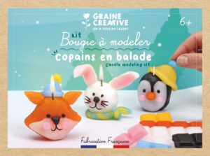 Graine Creative Kaarsen Maken Kneden Set Kerst Dieren