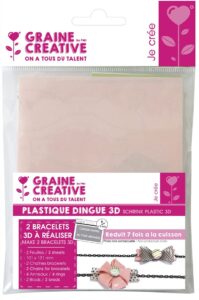 Gc Krimpfolie Set 3d Armbanden Roze Transparant