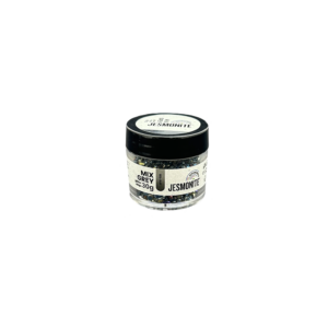Jesmonite Glitter Chips 30g Grijs Mix
