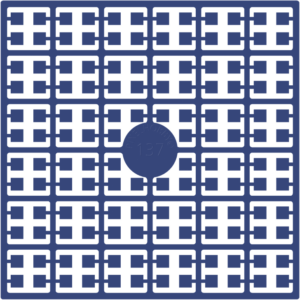 Pixelmatje 137 Marineblauw