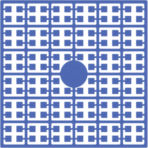 Pixelmatje 145 Marine Blauw Heel Licht