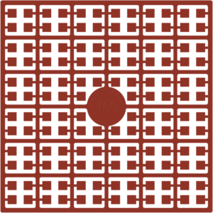 Pixelmatje 160 Terracotta Donker