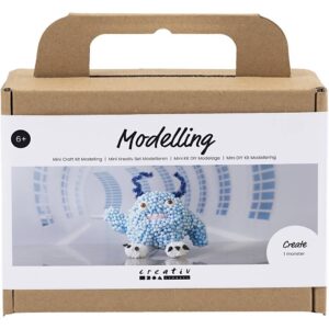 Mini Hobbyset Boetseren Monster Bobby Lichtblauw