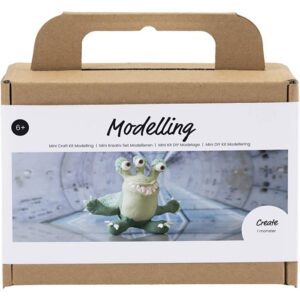 Mini Hobbyset Boetseren Monster Lulu Lichtgroen Donkergroen