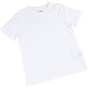 T Shirt B: 40 Cm Afm 7 8 Jaar Ronde Hals 145 Gr Wit