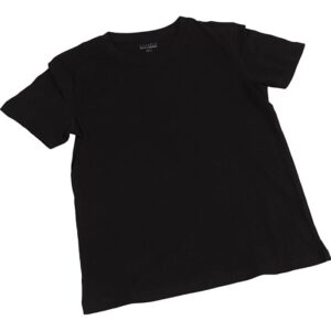 T Shirt B: 42 Cm Afm 9 11 Jaar Ronde Hals 145 Gr Zwart
