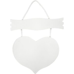 Hart Met Bord, Afm 28x19 Cm, Dikte 5 Mm