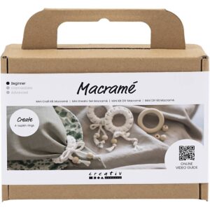 Mini Hobbyset Macramé Servetring Off White