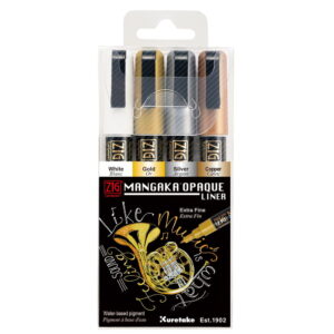 Zig Cartoonist Mangaka Opaque Liner 4 Color Set