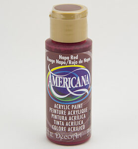 Americana Acrylics 59ml, Napa Red