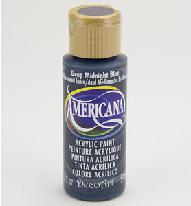 Americana Acrylics 59ml, Deep Midnight Blue