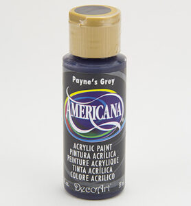Americana Acrylics 59ml, Payne's Grey