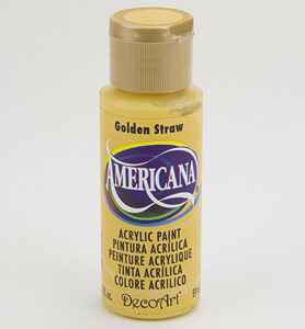 Americana Acrylics 59ml, Golden Straw