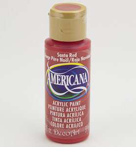 Americana Acrylics 59ml, Santa Red