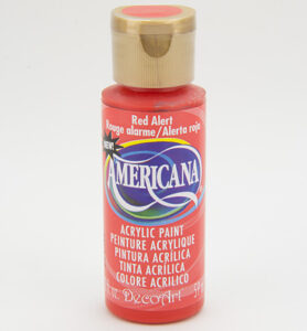 Americana Acrylics 59ml, Red Alert