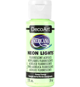 Americana Acrylics 59ml, Neon Lights Green Energy