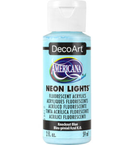 Americana Acrylics 59ml, Neon Lights Knockout Blue