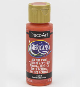 Americana Acrylics 59ml, Scarlet