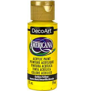Americana Acrylics 59ml, Golden Yellow