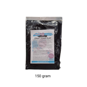 Craft Foam Clay Black | Cosplay Clay Zwart 150 gram