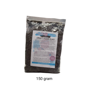 Craft Foam Clay 150 gram Grijs