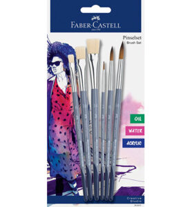 Penselen Faber-Castell rond / plat