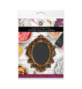 Kate Sue Design | Silicone Mould | Large Oval Vintage Frame