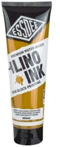 Essdee Block Printing Inkt 300 Ml Oker Geel