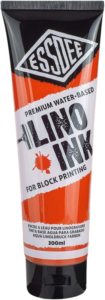 Essdee Block Printing Inkt 300 Ml Vermillion