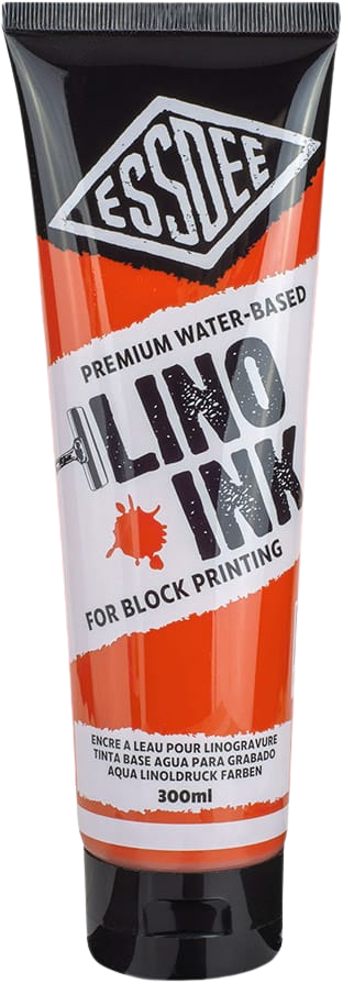 Essdee Block Printing Inkt 300 Ml Vermillion