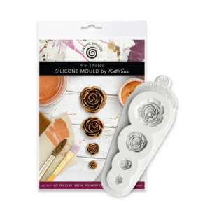 Katy Sue Design | Silicone Mould | 4 In 1 Roses