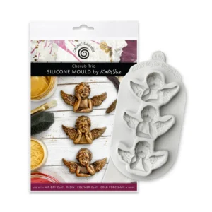 Katy Sue Design | Silicone Mould | Cherub Trio
